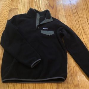 Patagonia Lightweight Synchilla Snap-T Black